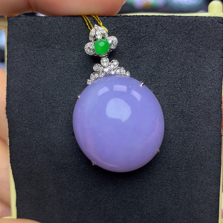 翡翠手链18K金镶嵌翡翠