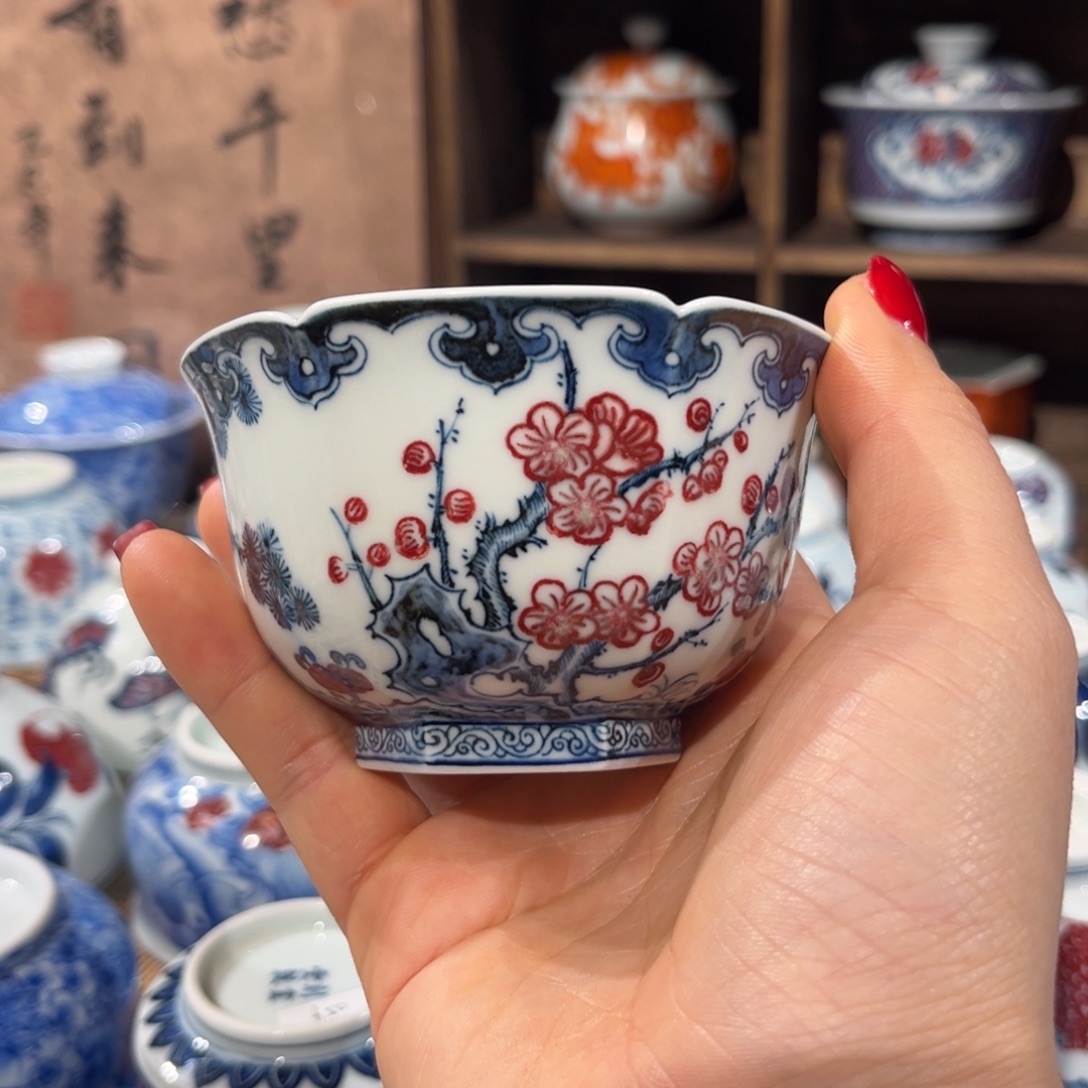 陶杯子景德镇陶瓷主人杯