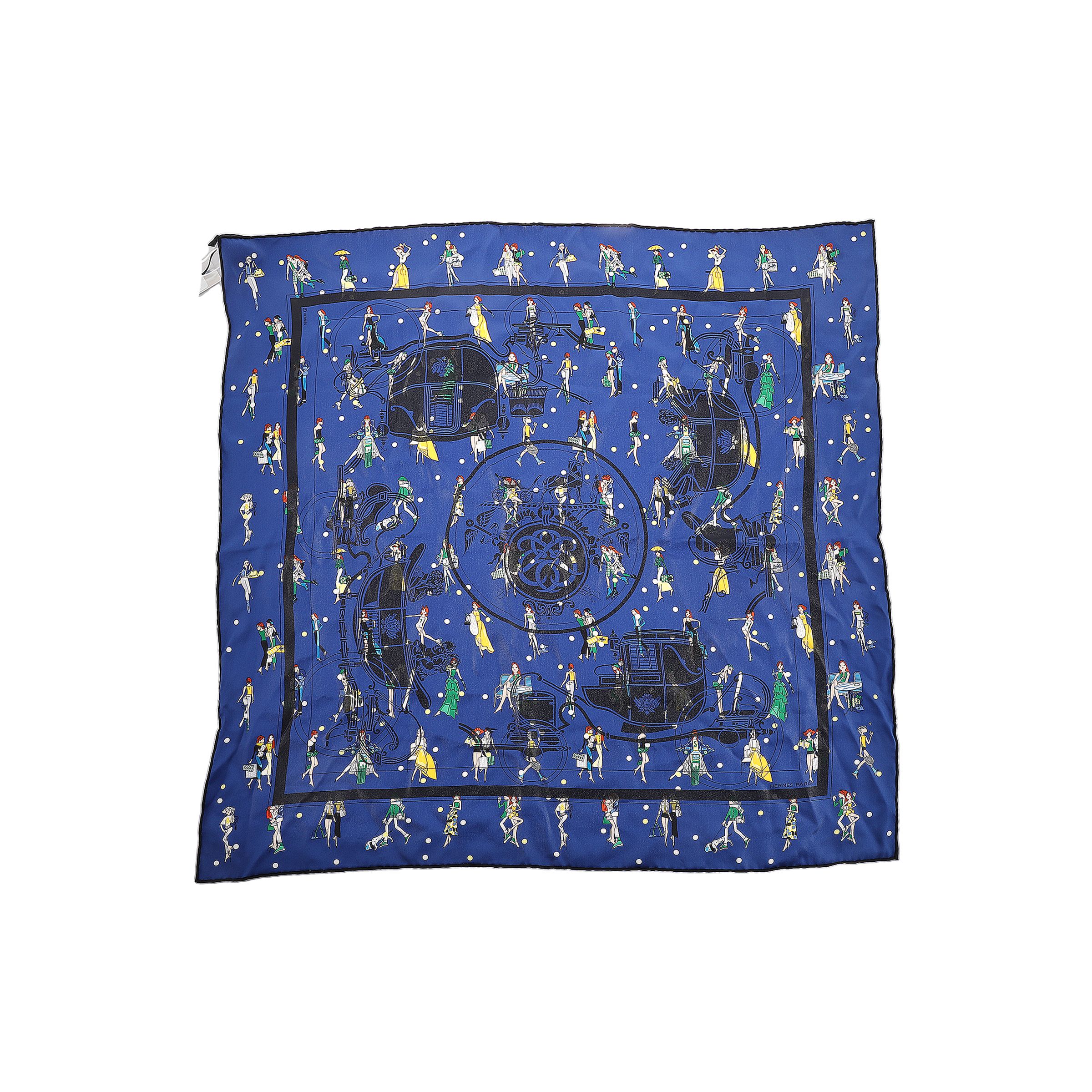 99新 Hermes/爱马仕 海囤/Hermes丝巾/70*70/nu18593