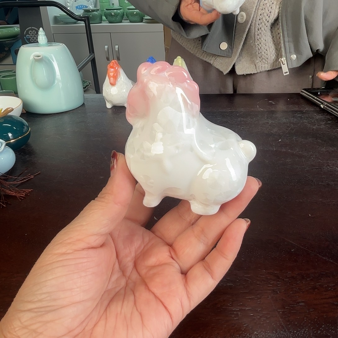 龙泉云间青瓷小米茶器