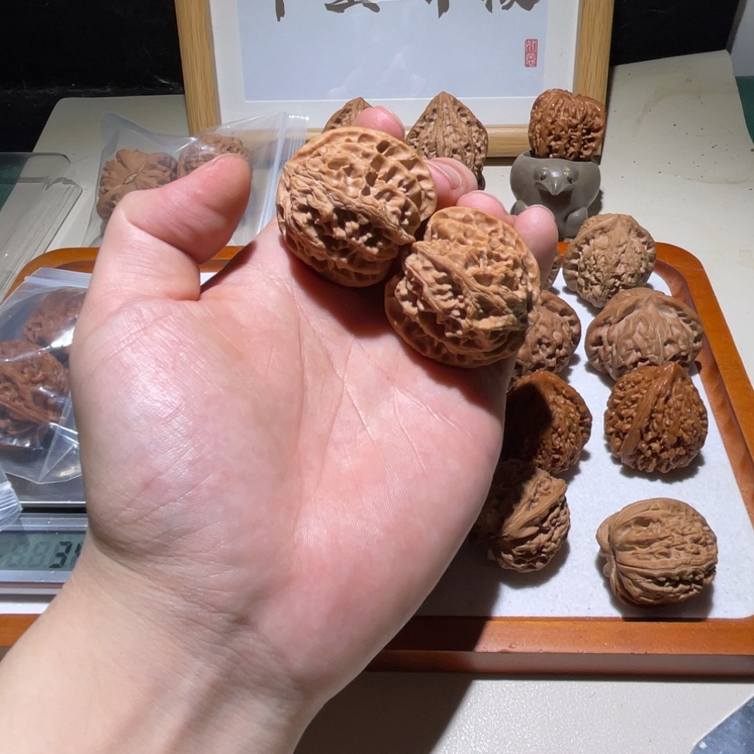 吊坠文玩核桃40全品苹果园