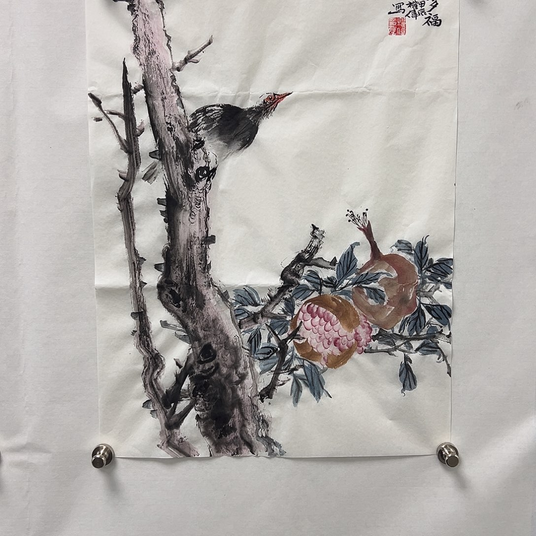 国画书法作品多次参加