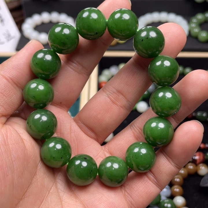 和田玉手串未镶嵌