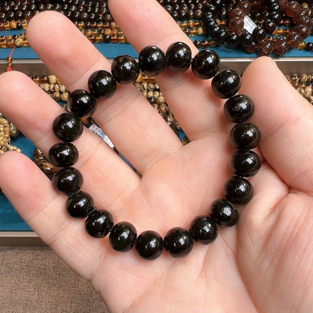 琥珀手链未镶嵌抚顺