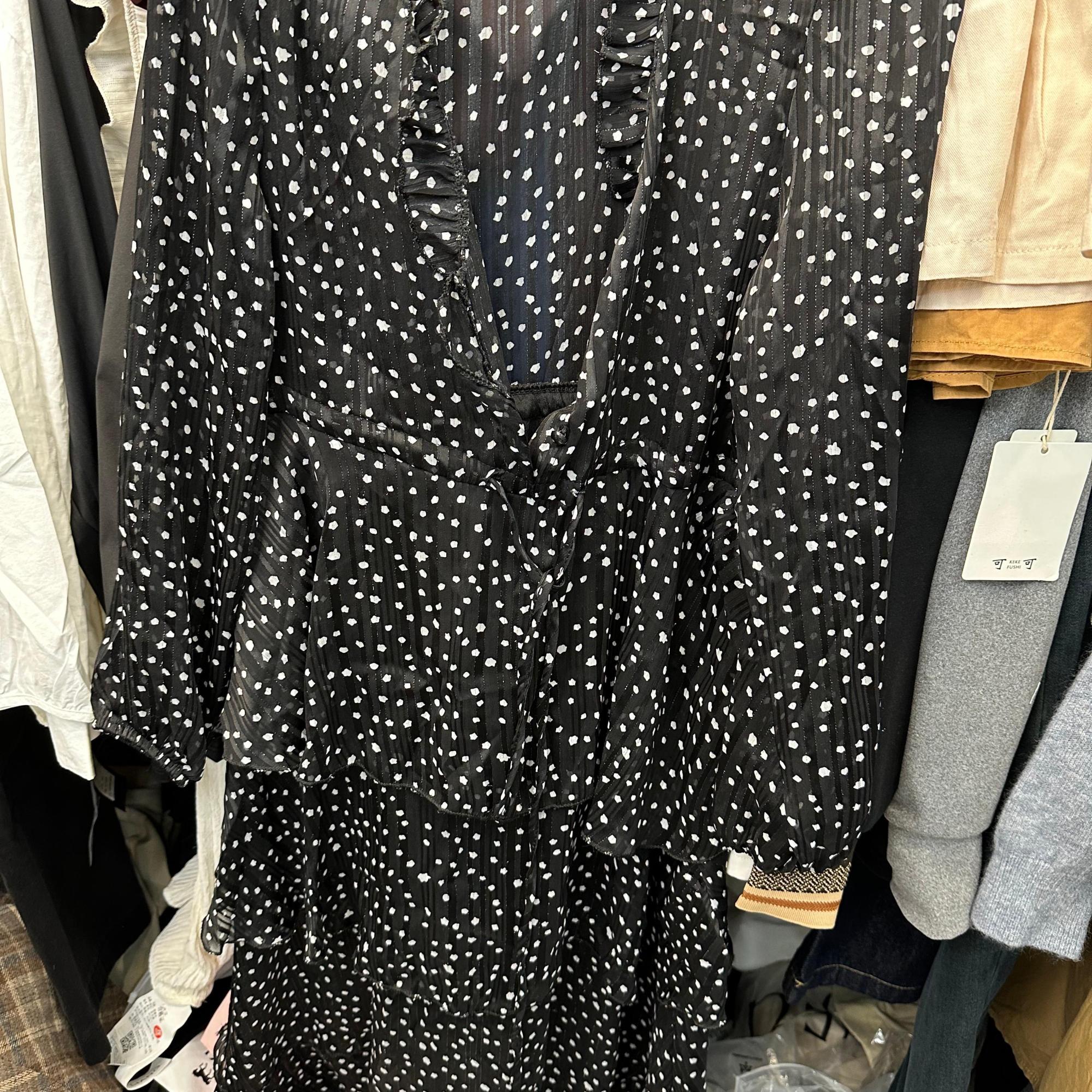 沙姐严选连衣裙波点7766