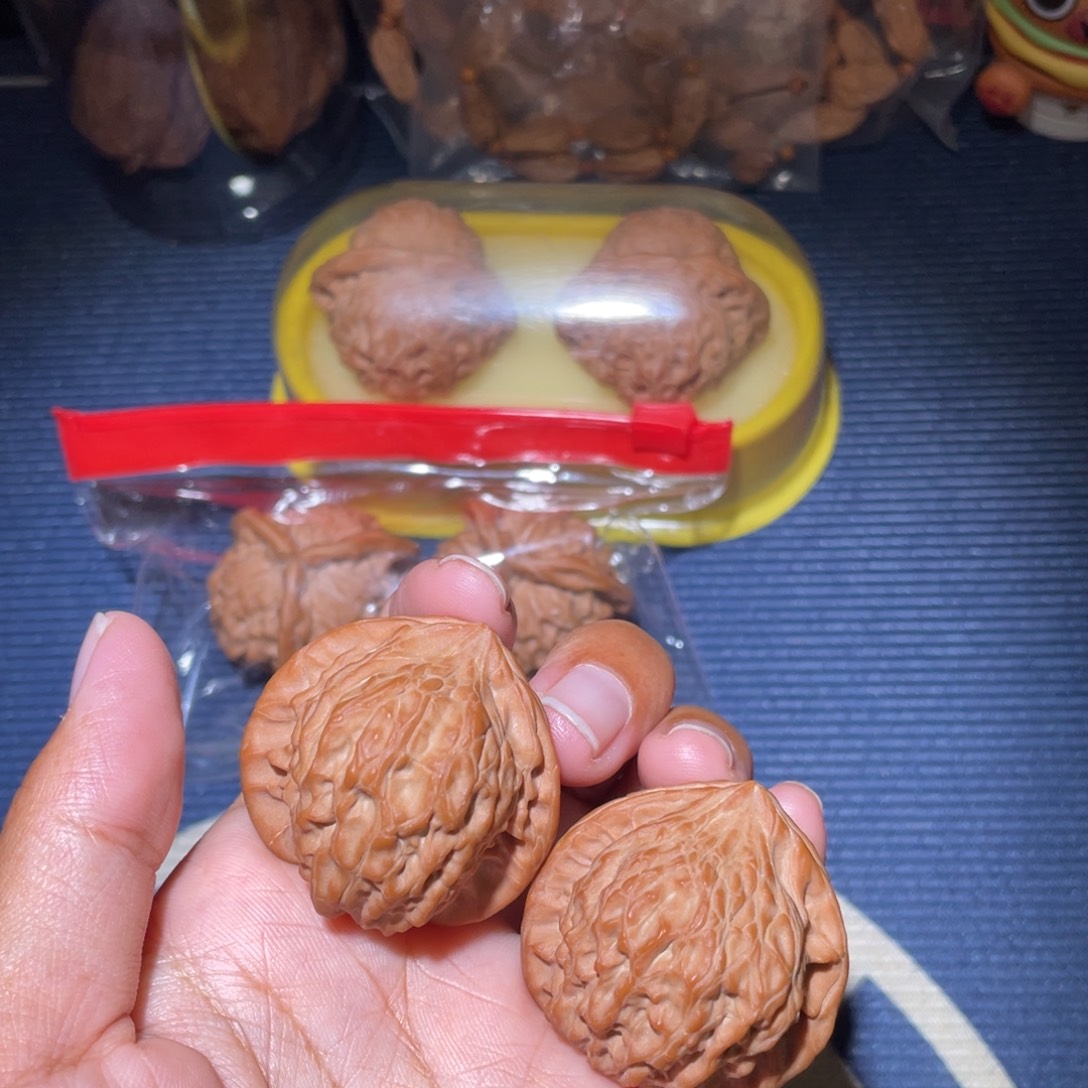 Y***7吊坠文玩核桃野生七步沟37