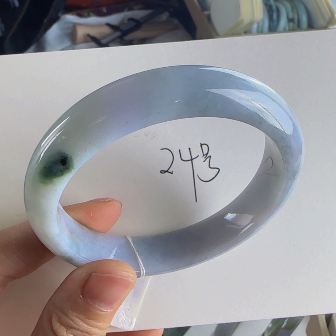 翡翠手镯未镶嵌老坑58.5