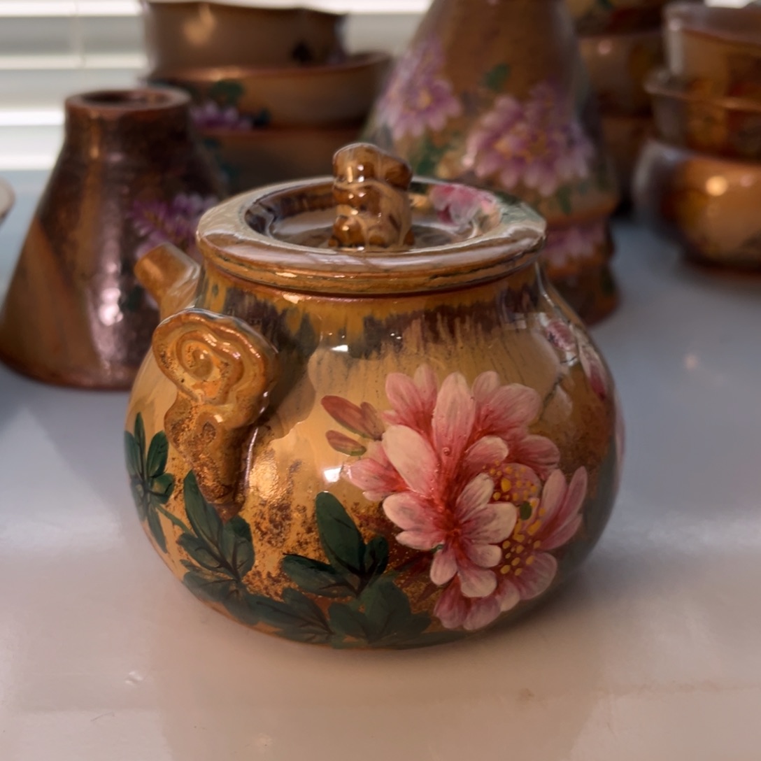 杯柴烧手工手绘陶瓷