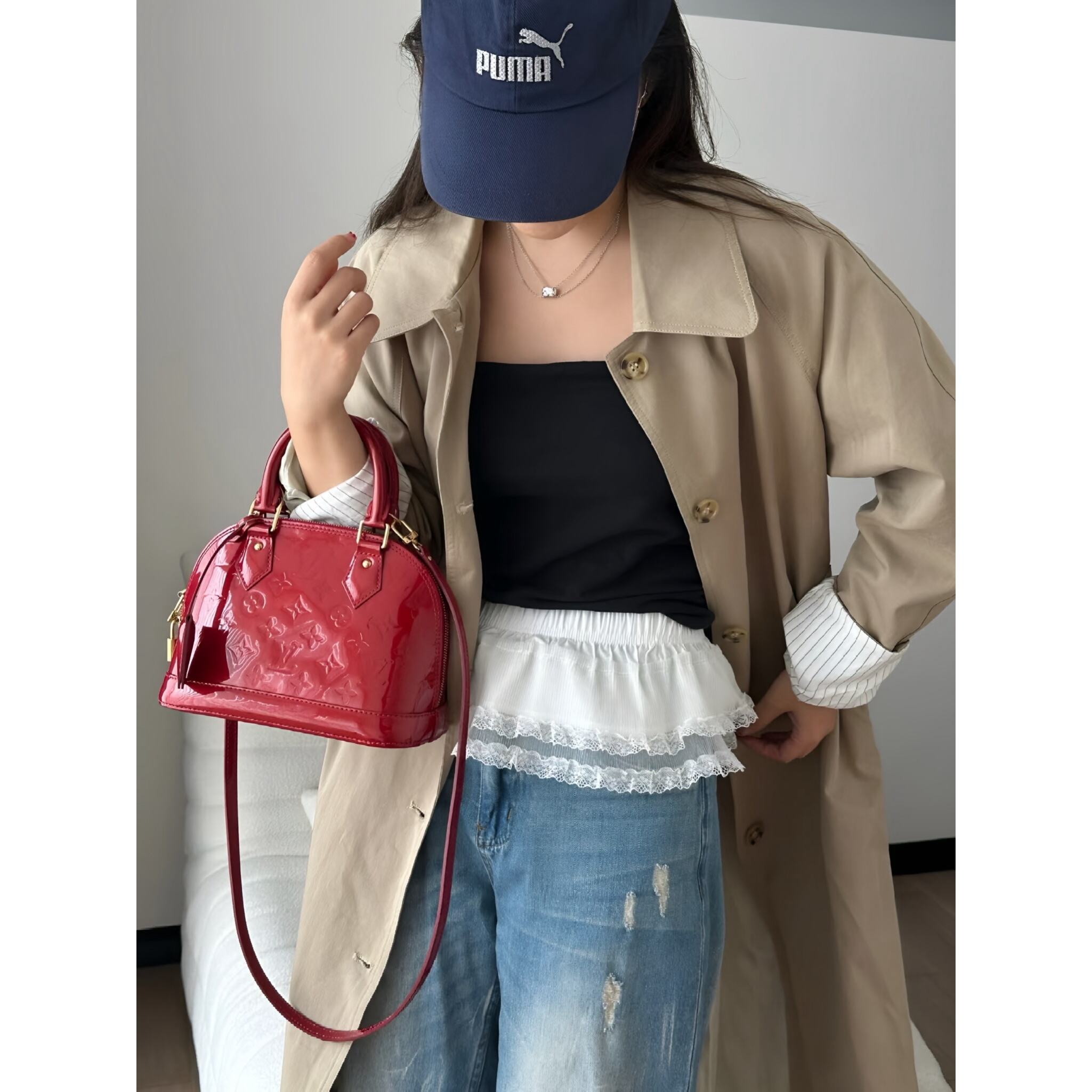 95新 LouisVuitton/路易威登 肥肥中古/alma bb
