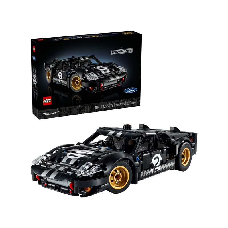 【乐高42223】1966 福特GT40 MKII赛车！拼搭积木男女生玩具！预售zb！