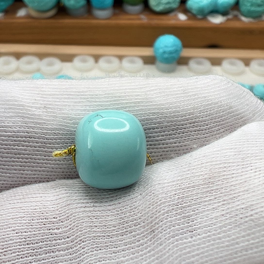 绿松石老型珠 未镶嵌