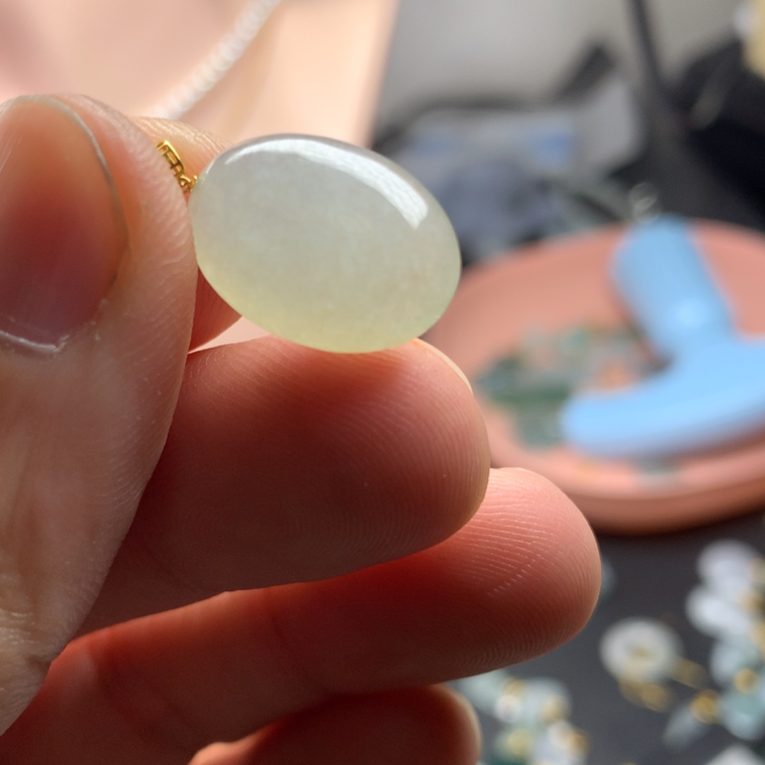 【闪购商品】颈饰18K金镶嵌翡翠翡翠