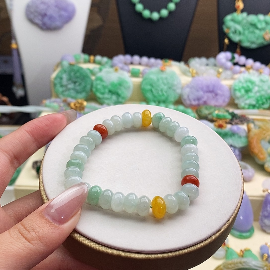 翡翠未镶嵌手串手串