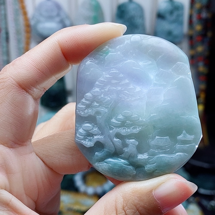 翡翠未镶嵌颈饰翡翠