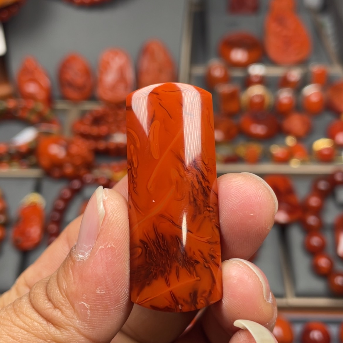 【闪购商品】南红玛瑙珠宝奇石未镶嵌吊坠