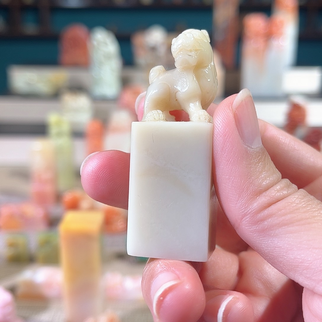 昌化石印石半*橙印章印石111111