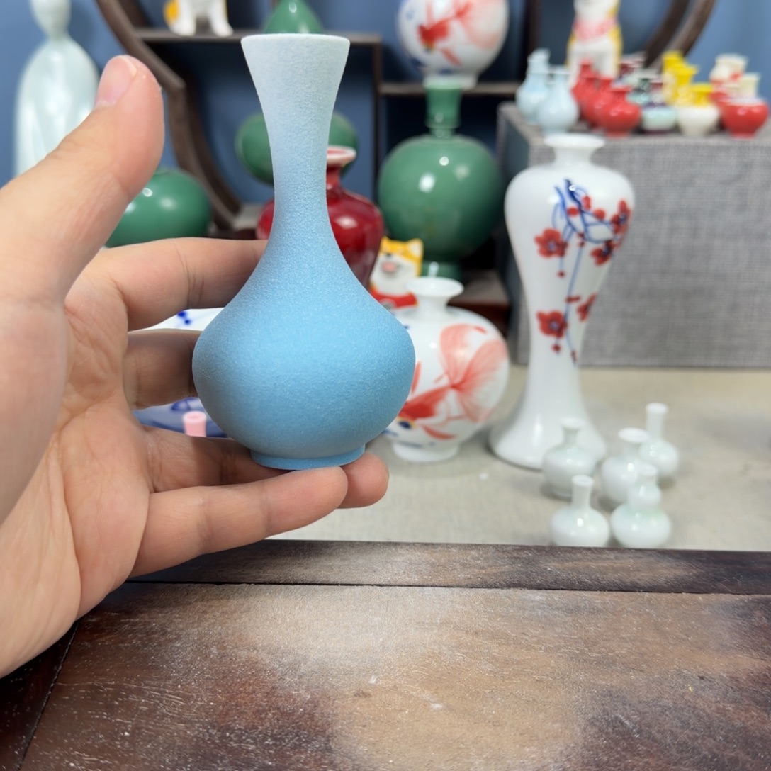 陶瓷手工小花器摆件