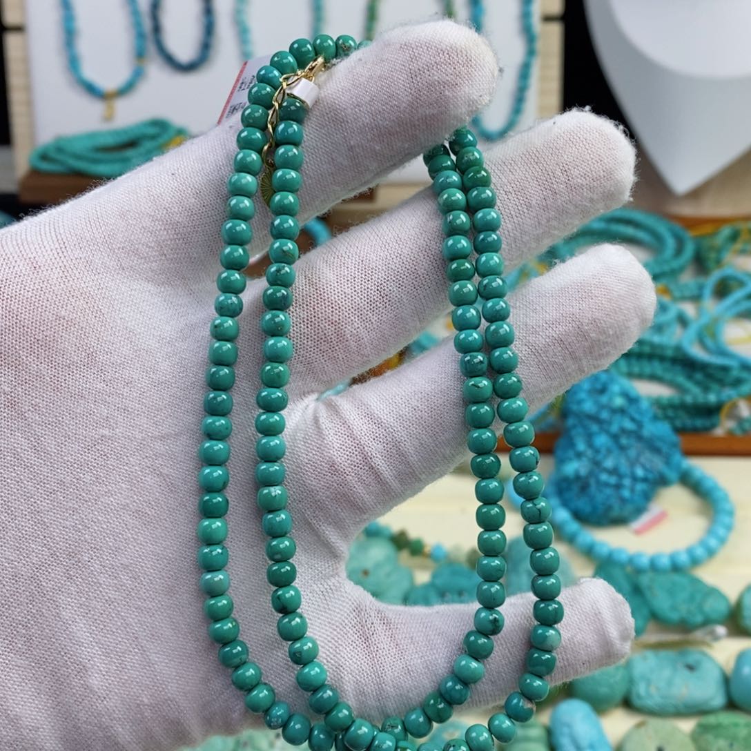 未镶嵌绿松石项链