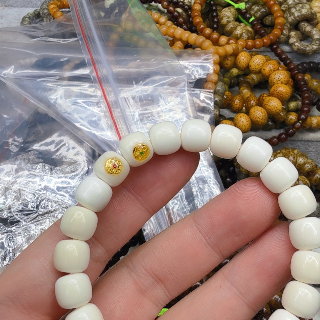 手串星月菩提55白菩提单圈10