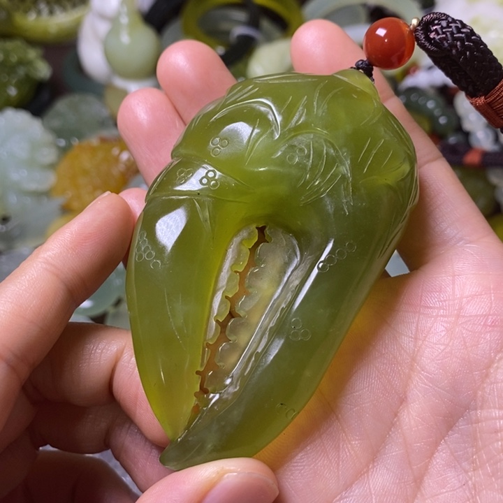 岫玉岫玉手把未镶嵌