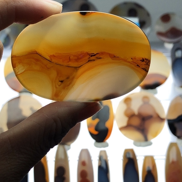 玛瑙/玉髓未镶嵌珠宝半成品200