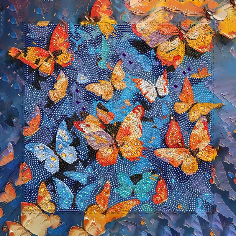 新款花卉画手工diy创意钻石画可作客厅装饰礼物