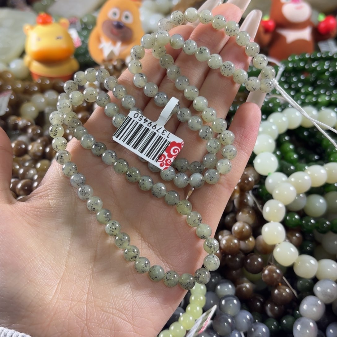 和田玉未镶嵌手链408