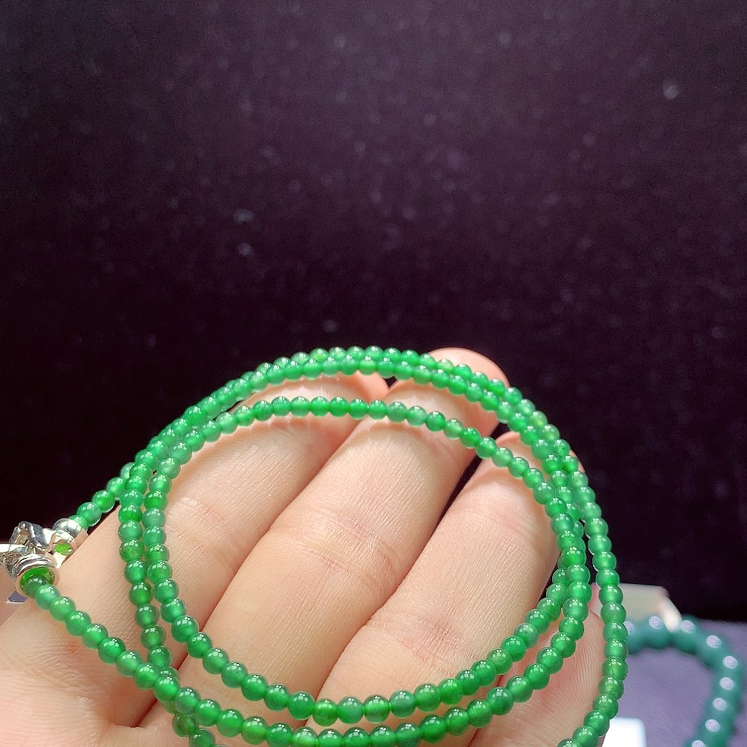 翡翠手链未镶嵌项链