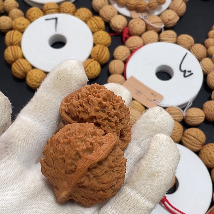 似***珠野生桃核，一物一图