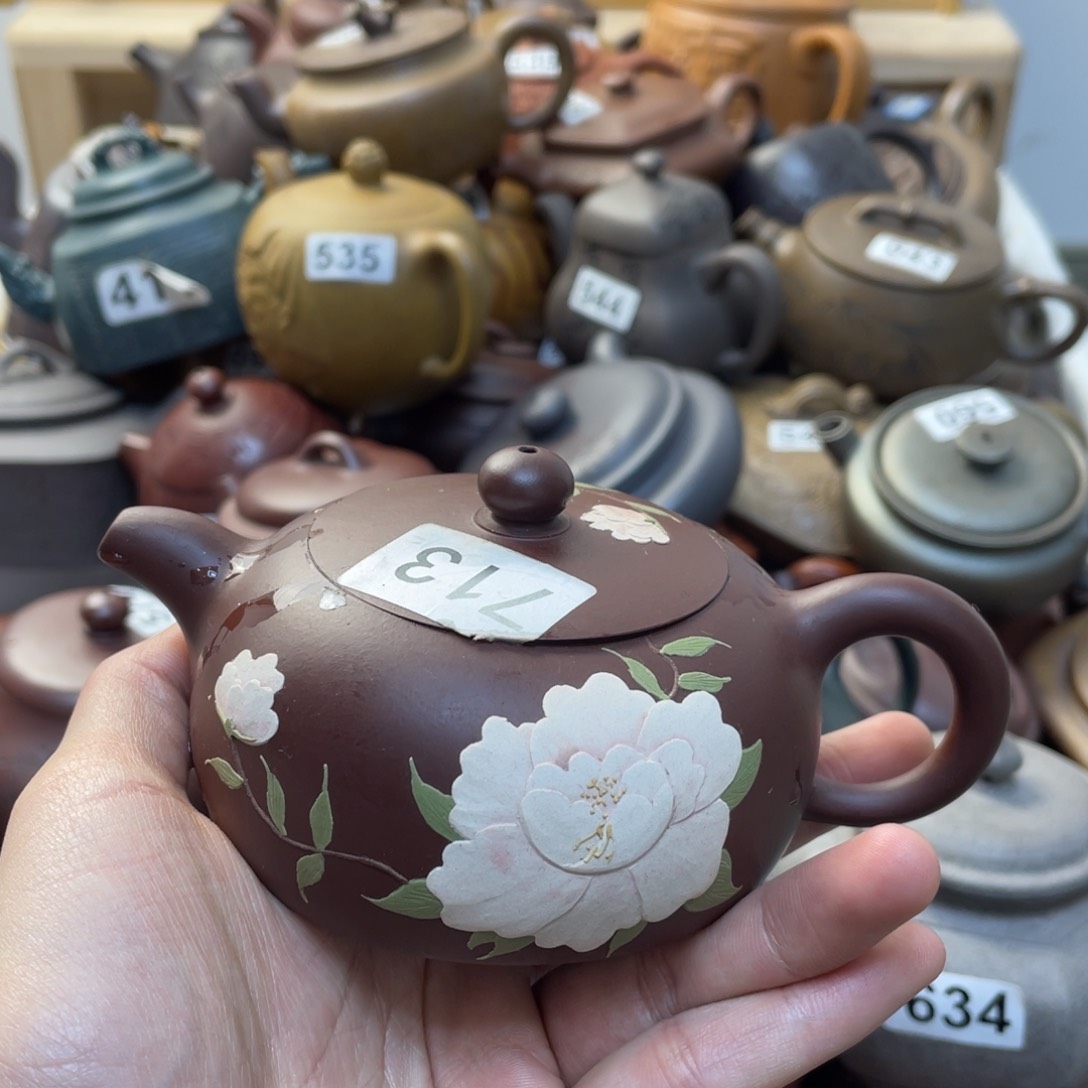 紫砂茶壶皮*肥紫砂微瑕