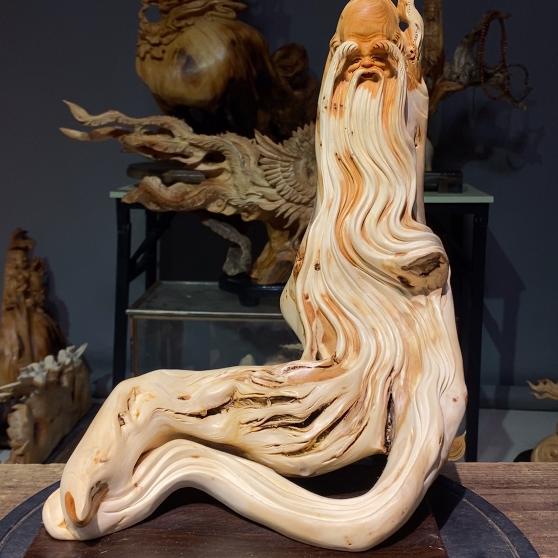 柏木（崖柏）崖柏木雕刻