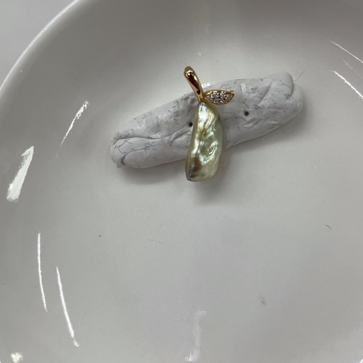 银S925镶嵌海水珍珠颈饰