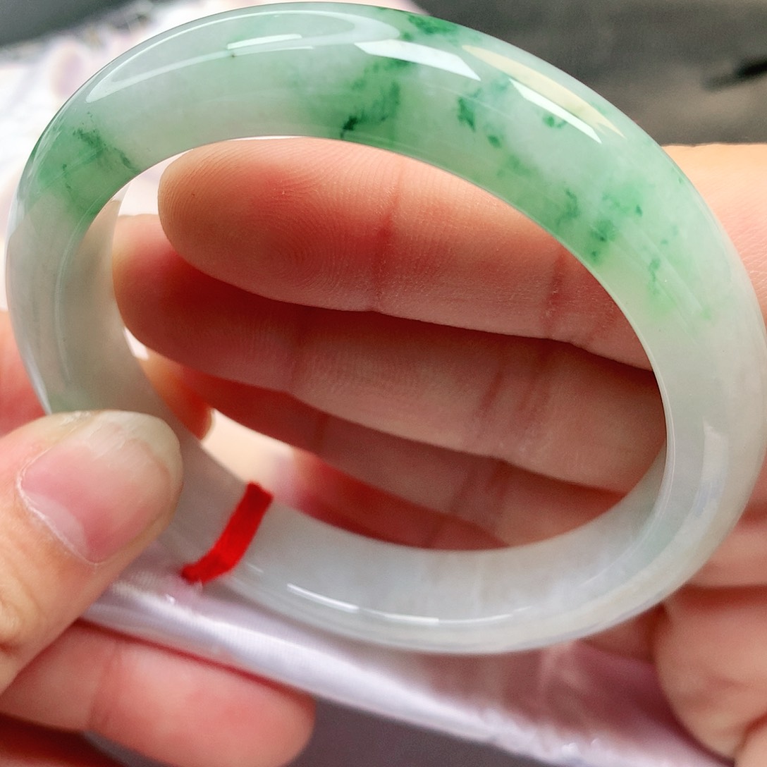 未镶嵌手镯翡翠缅甸纯天然A货翡翠老坑飘花性价比