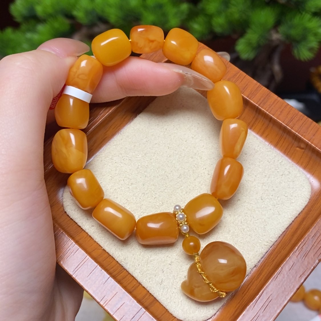 【闪购商品】未镶嵌蜜蜡手链手串