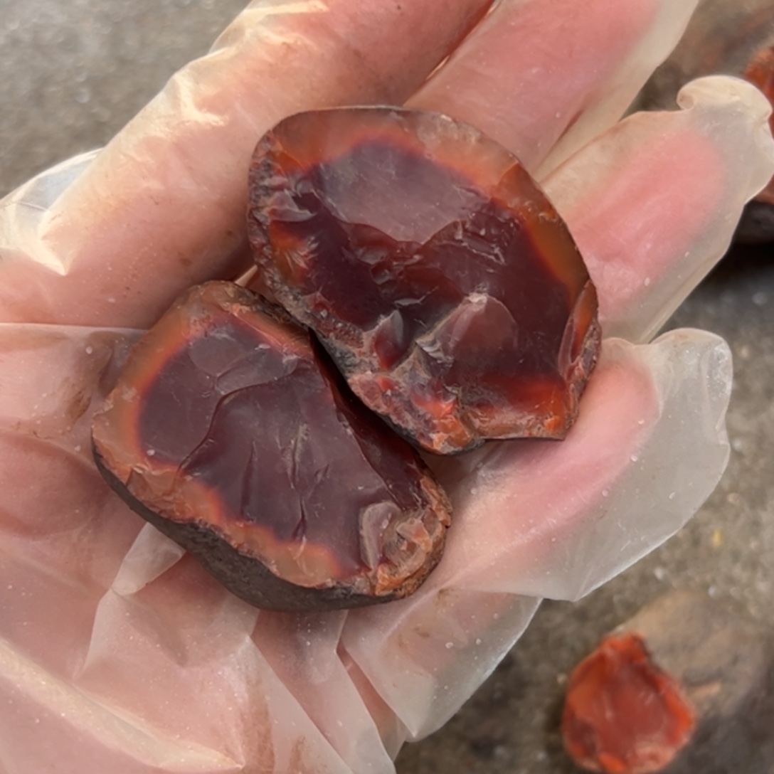 南红玛瑙未镶嵌戒面