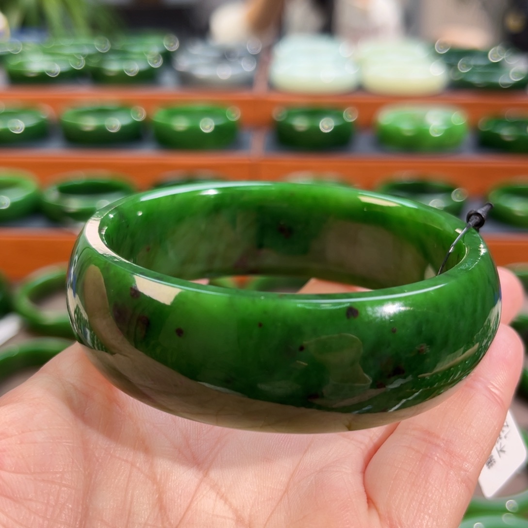 未镶嵌手镯和田玉（碧玉）63