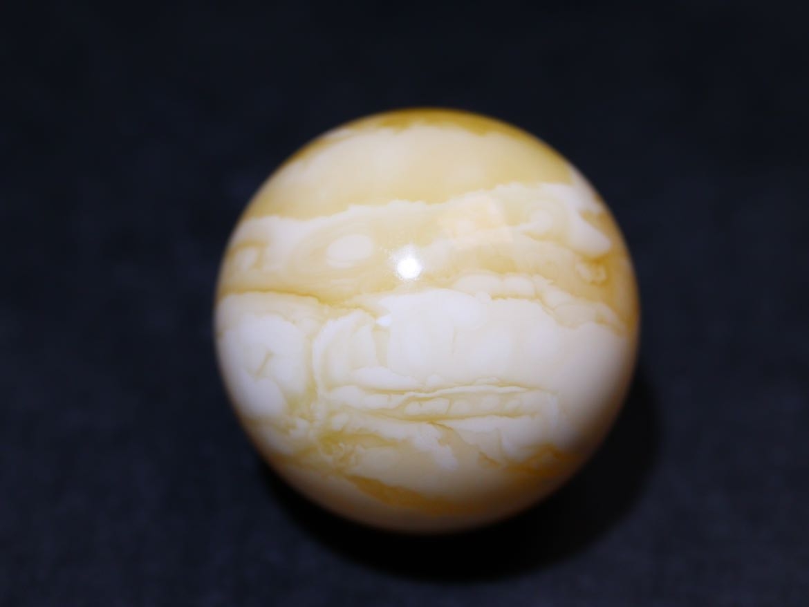 【俄料】27.8mm 精品虎皮千层白花蜡蜜蜡圆珠 毕业级美货 12.12