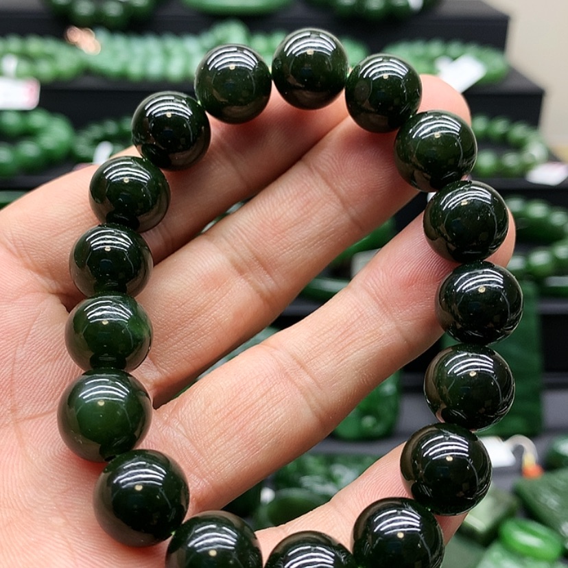 【闪购商品】和田玉（碧玉）手链未镶嵌