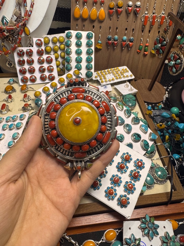 925银亚克力银制品 925银制品 尼泊尔重工嘎乌盒精品 一树一菩提