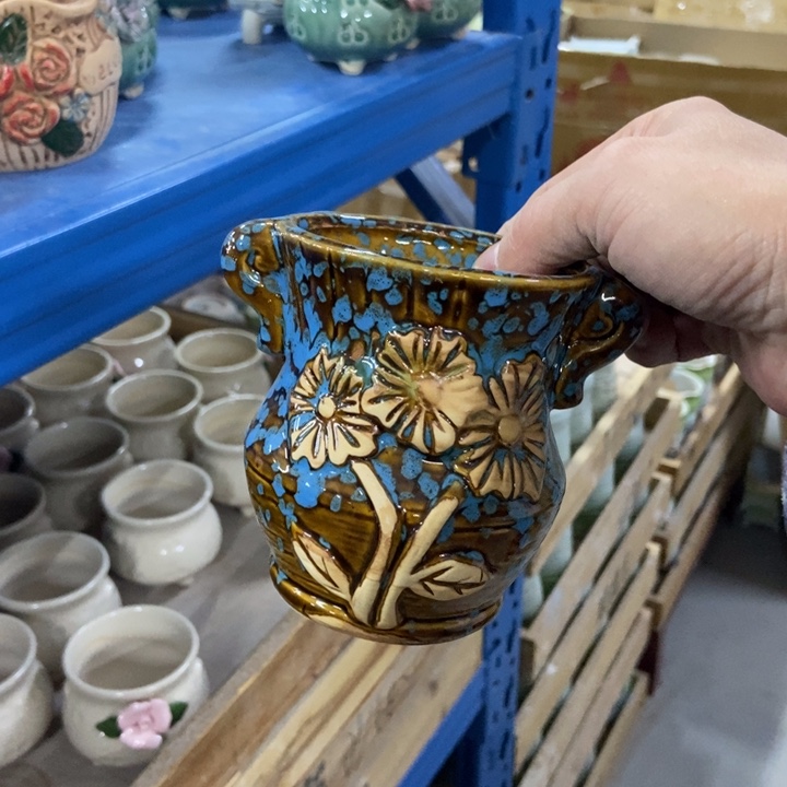 陶瓷花盆单场满9.9发9*10