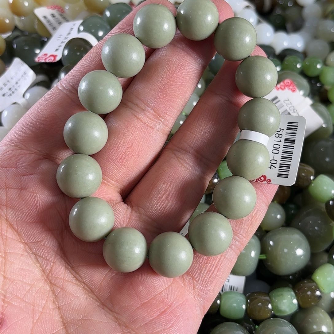 和田玉手链未镶嵌W30