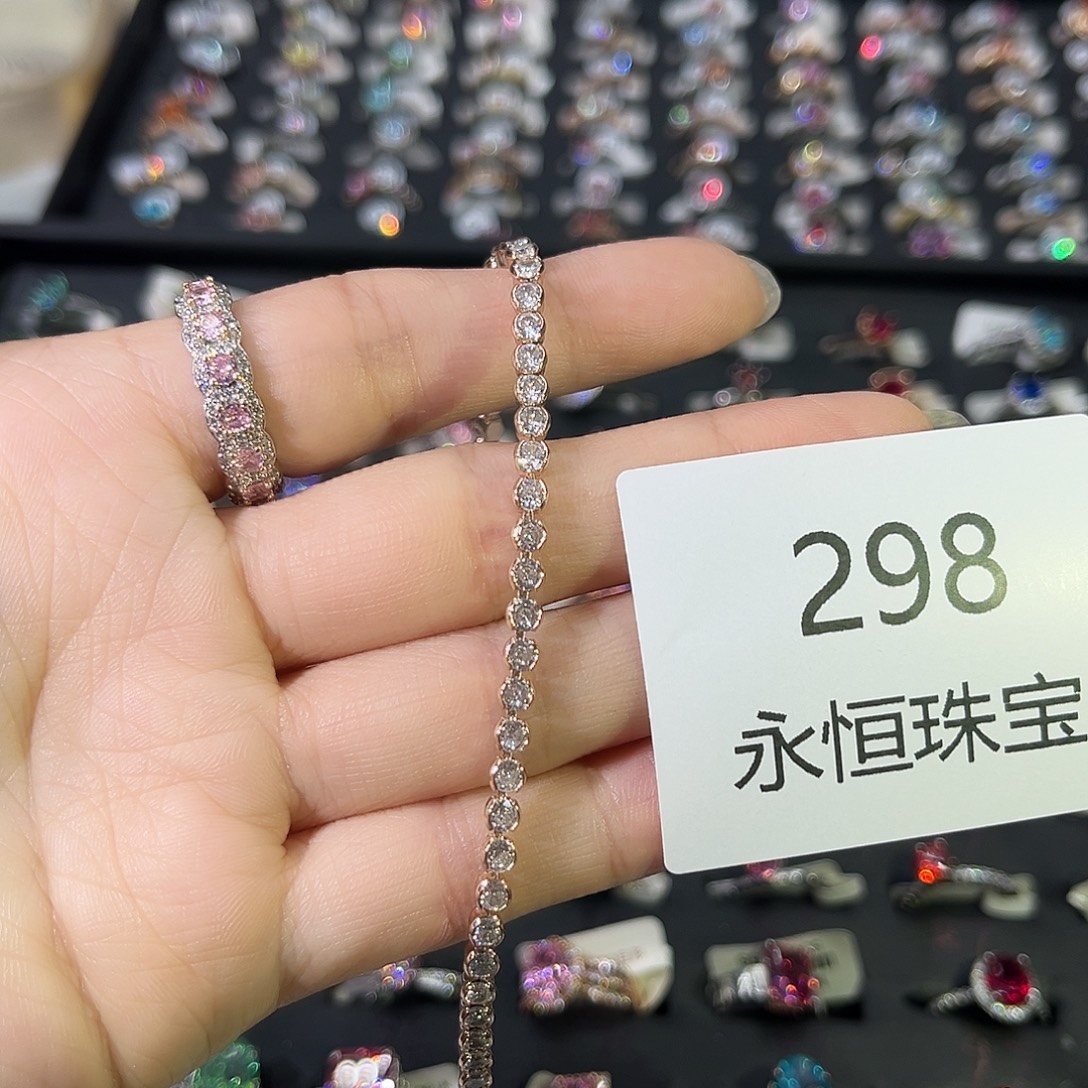 莫桑石非金属298手链