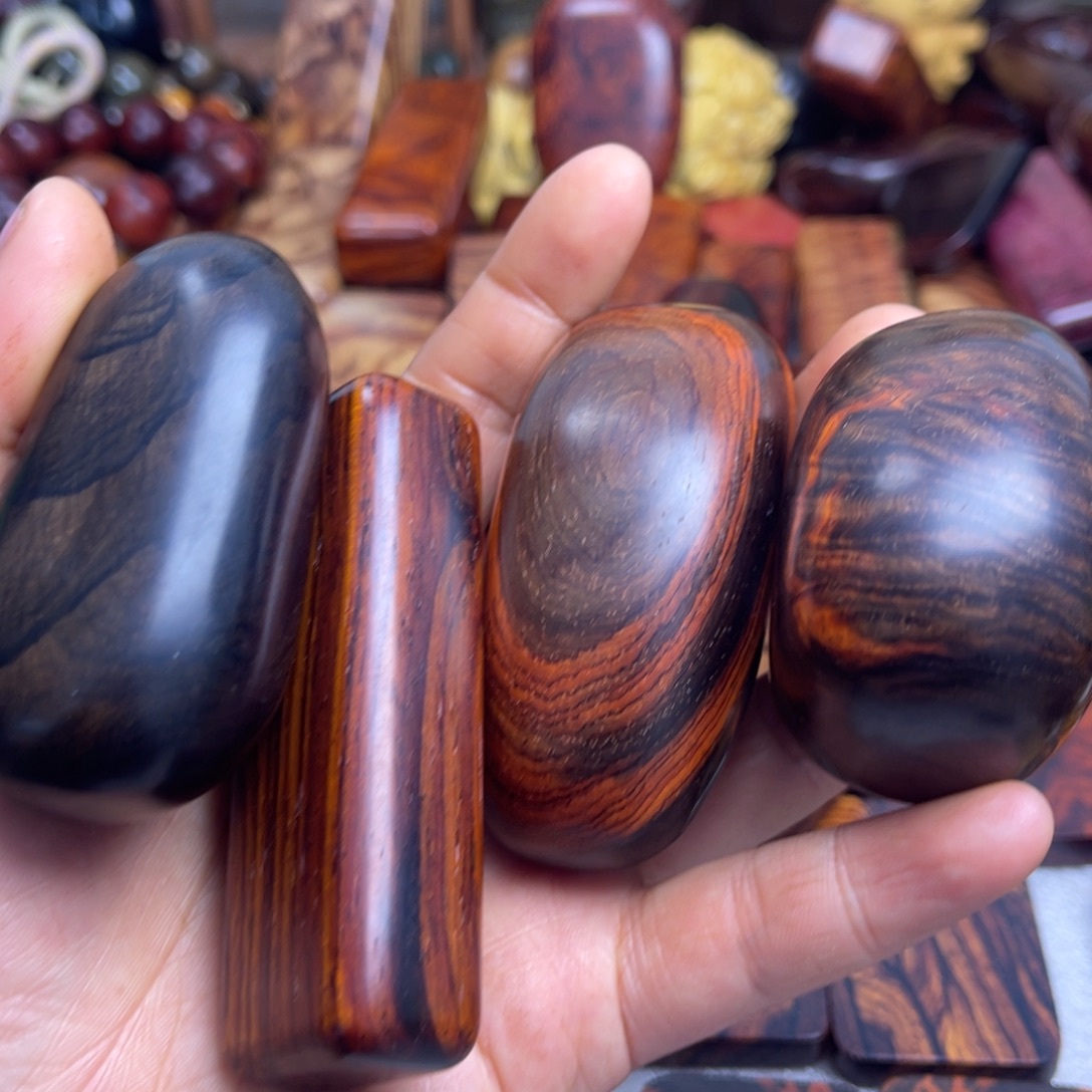 狂***飙木跤趾黄檀手把黑市木手把微凹黄檀手把