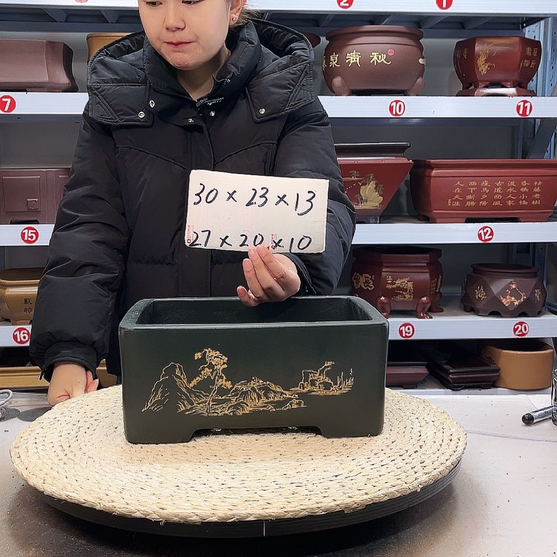 紫砂花盆紫砂花盆