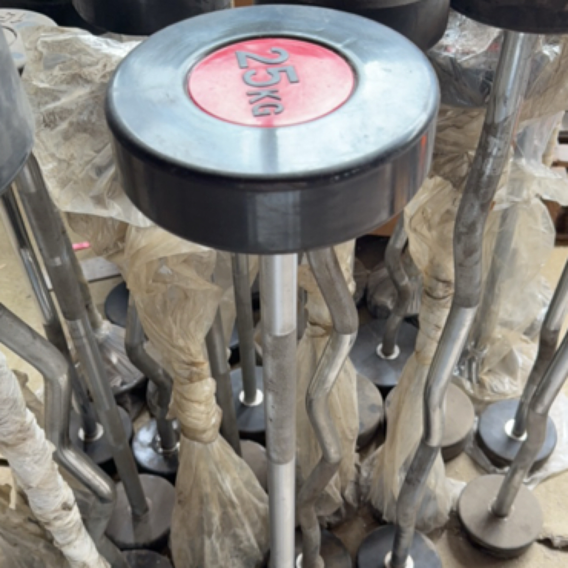 固定直杆杠铃杆25kg一个