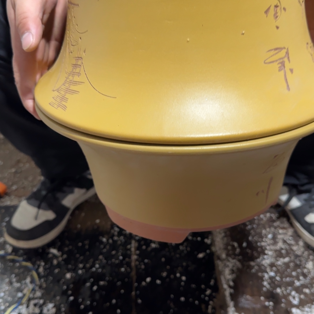 紫砂花盆口径23.10口径