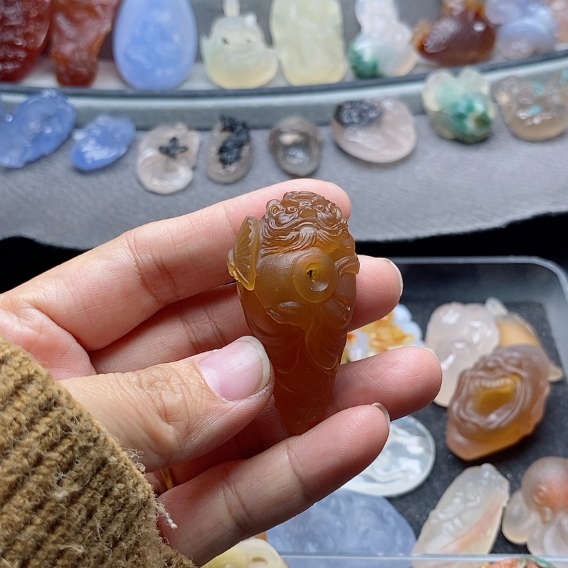 【闪购商品】未镶嵌吊坠定制玛瑙