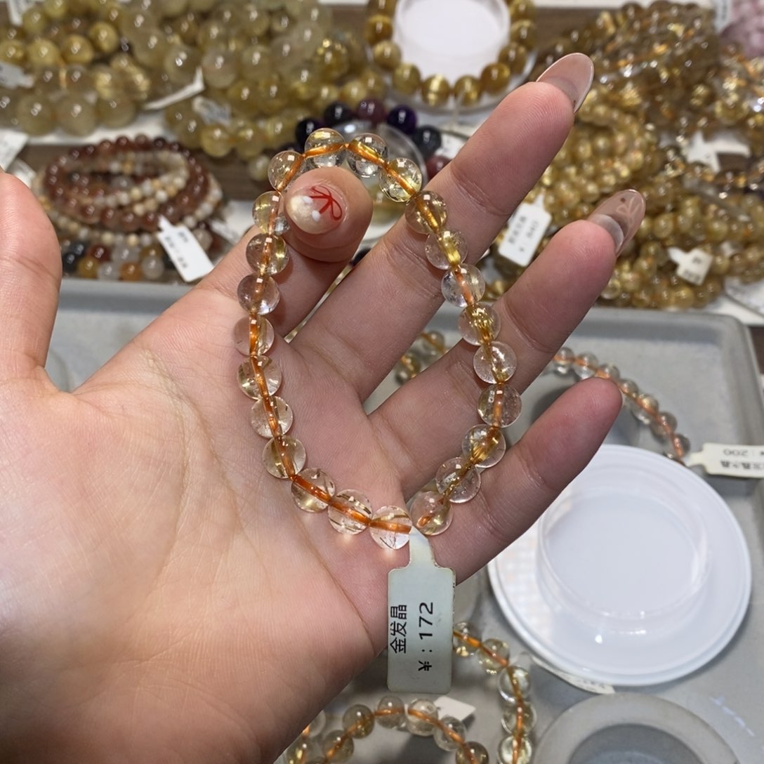 水晶手链未镶嵌菠*菠手链