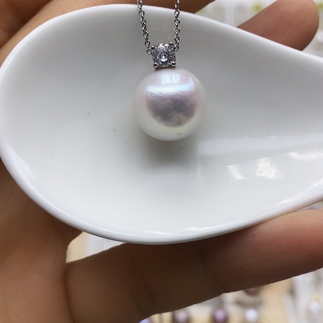 淡水珍珠颈饰合金