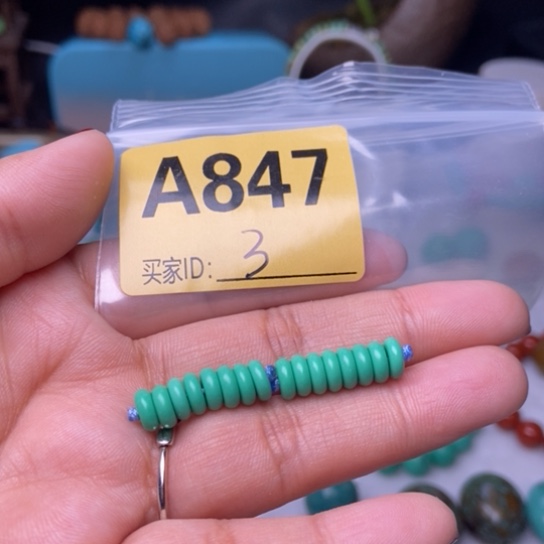 常***辉绿石头十堰特色手工古风配饰绿石头十堰特色散珠